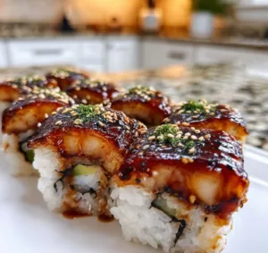 Sushi Eel Roll 2 Delicious Sushi Eel Roll with fresh eel and sushi rice