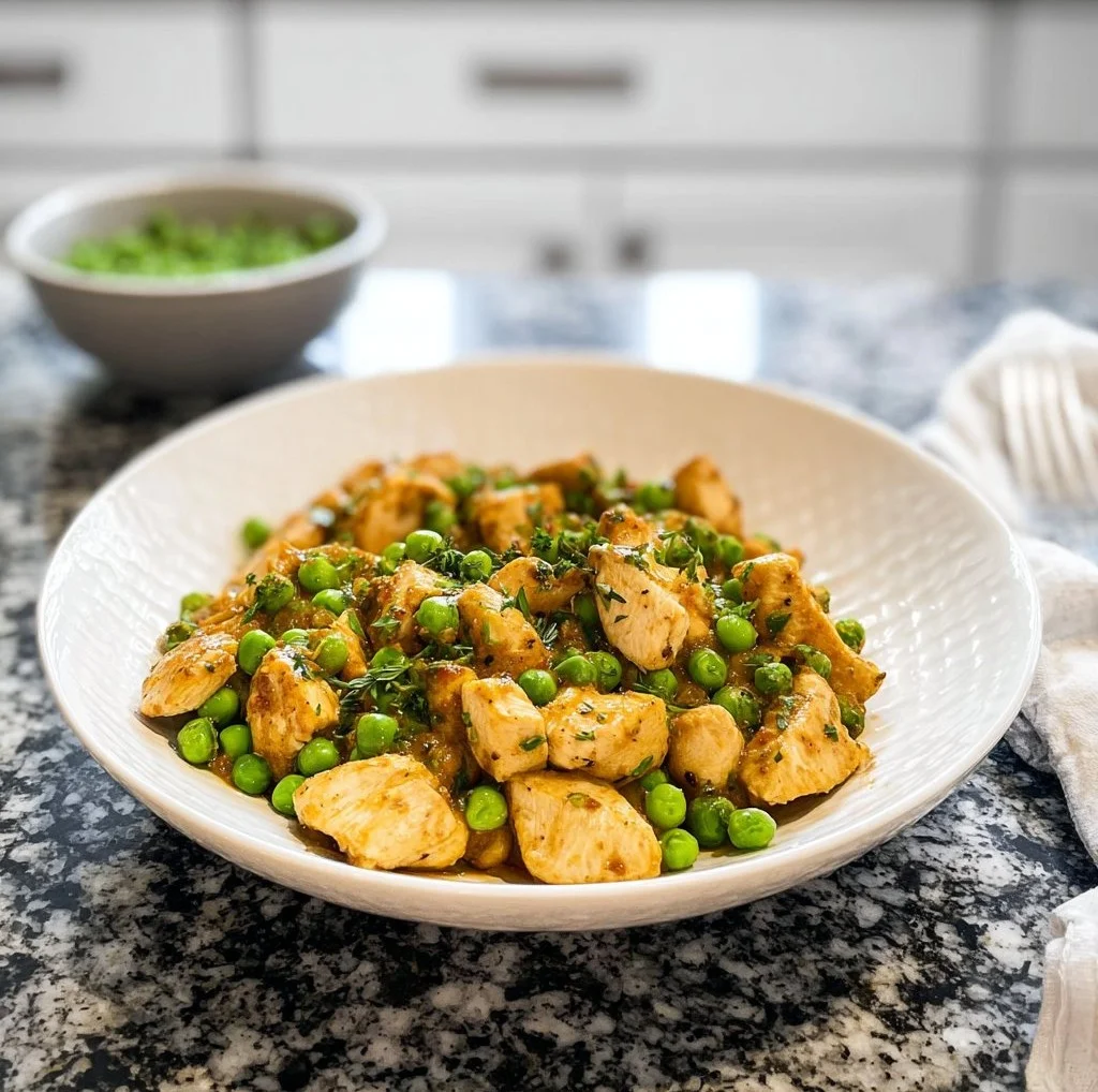 15-Minute Italian Chicken and Peas