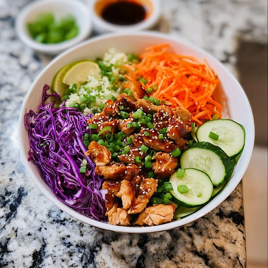 35G Protein Korean BBQ Chicken Bowl Recipe – Perfect for Meal Prep!