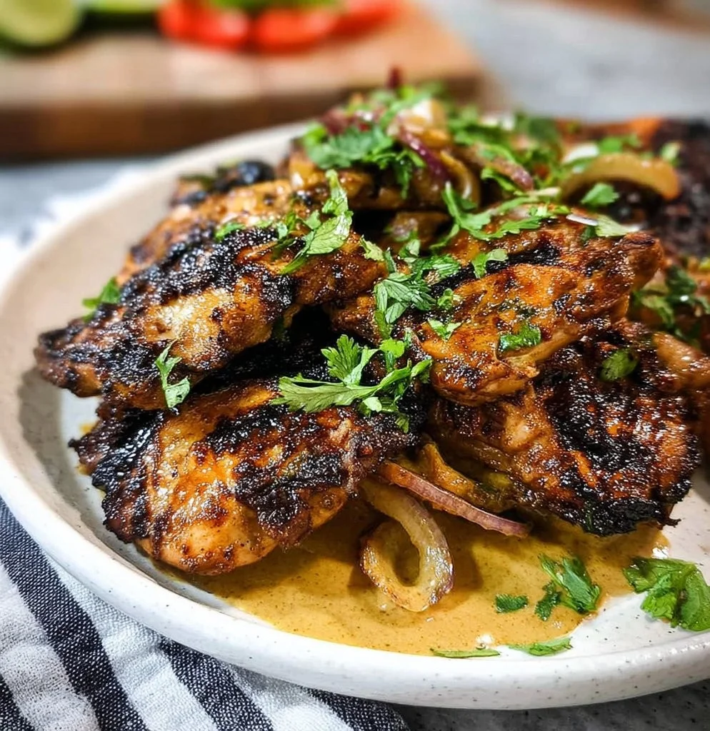 Coconut Marinated Chicken (Grill or Stove)