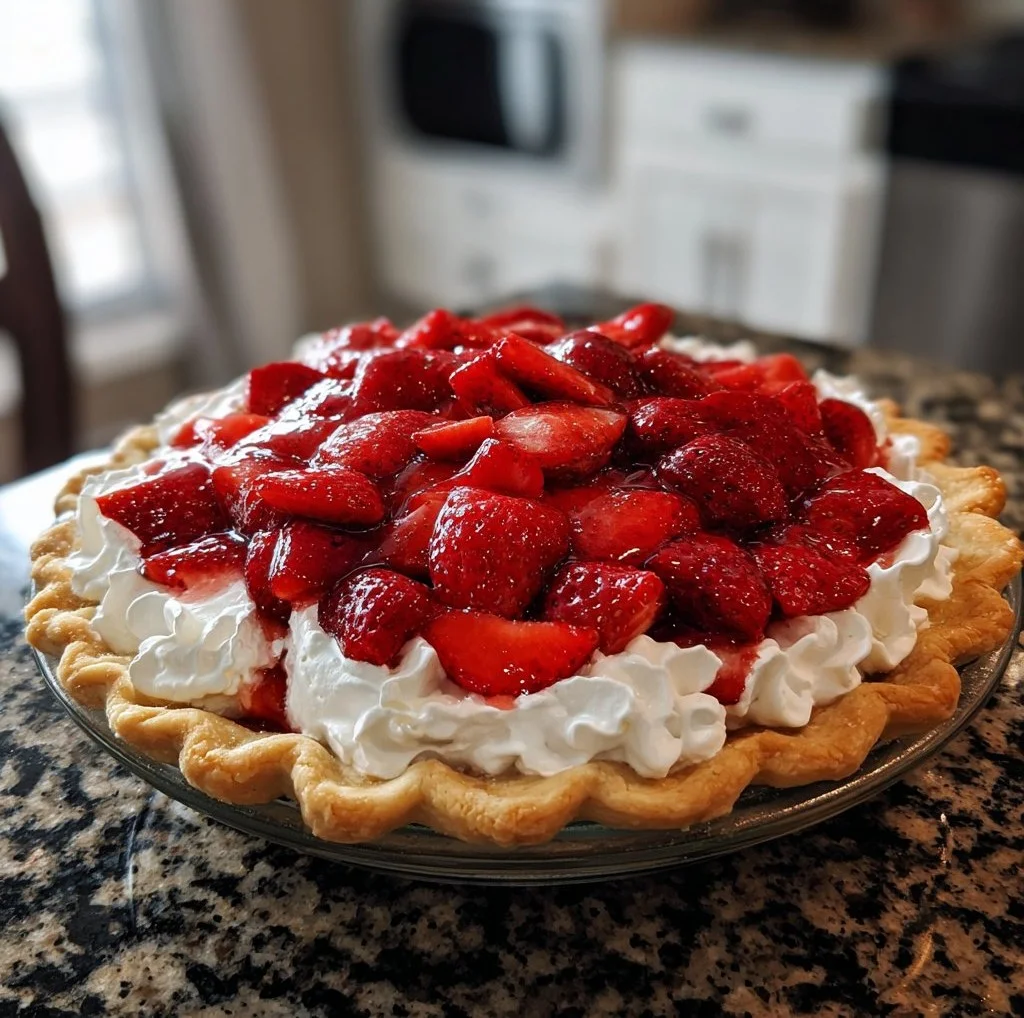 Copycat Shoney’s Strawberry Pie