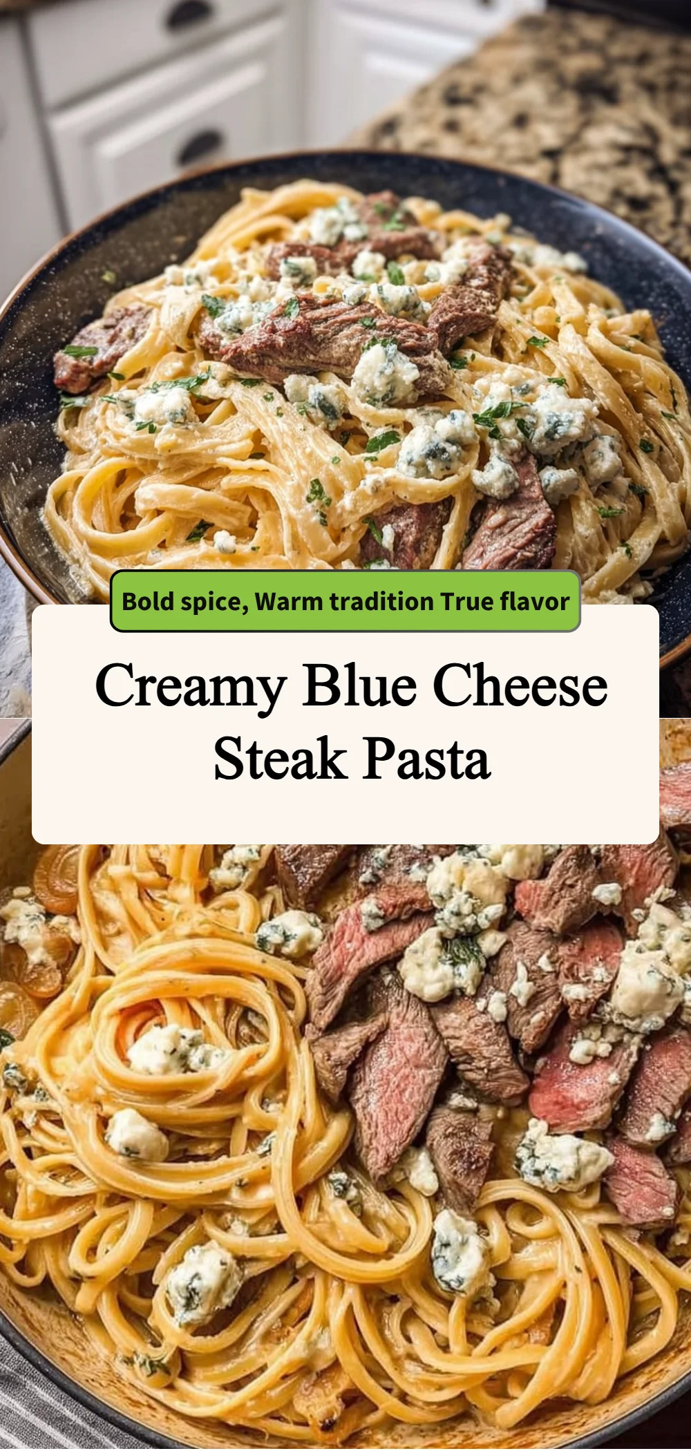 creamy blue cheese steak pasta 2026 04 20 185035