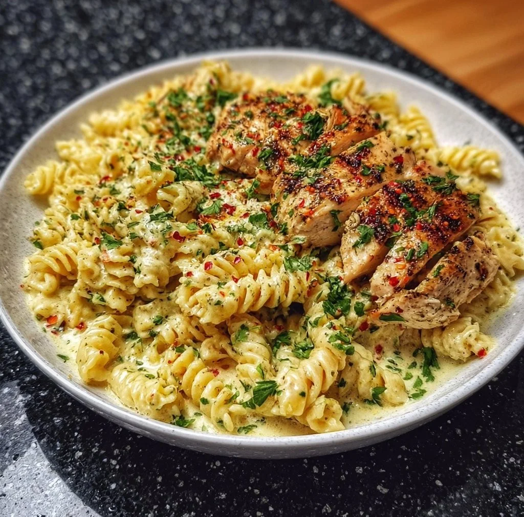 Creamy Garlic Parmesan Chicken Pasta