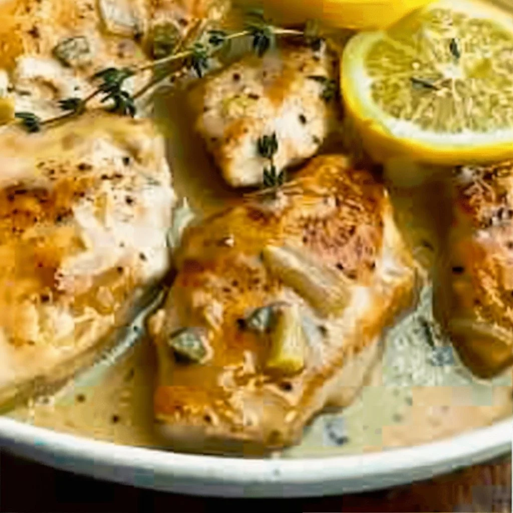 Creamy Lemon Thyme Chicken Recipe