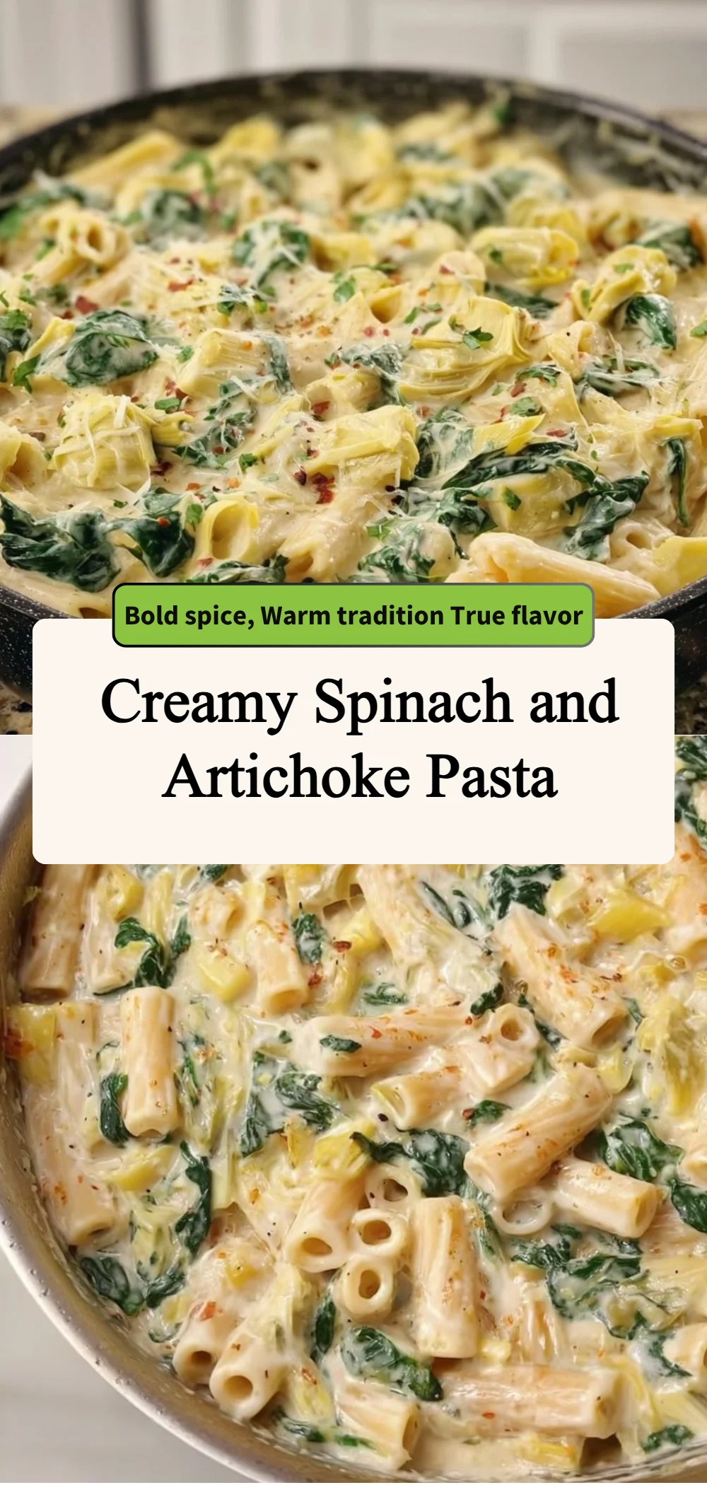 creamy spinach and artichoke pasta 2026 04 20 185056