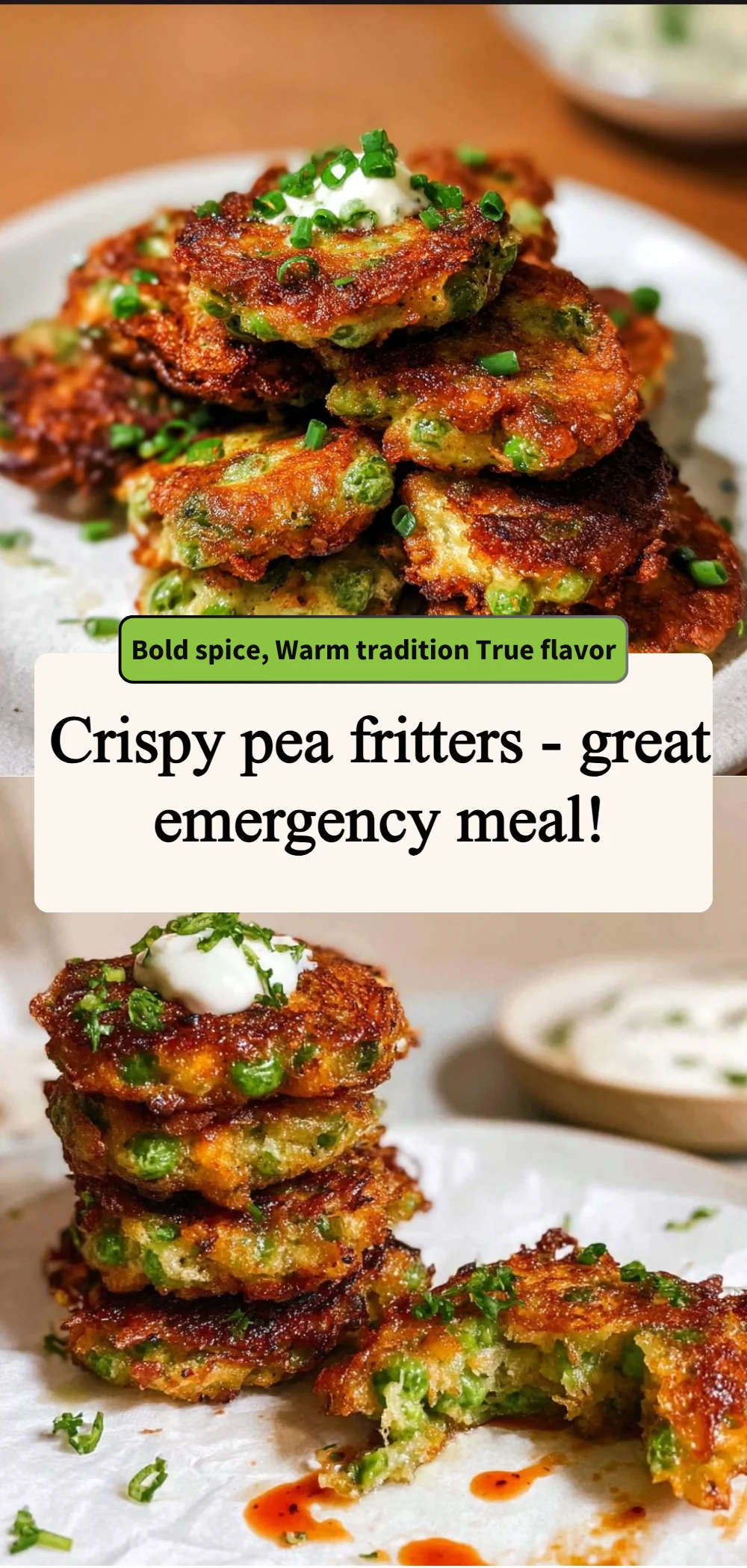 crispy pea fritters great emergency meal 2026 04 20 184922