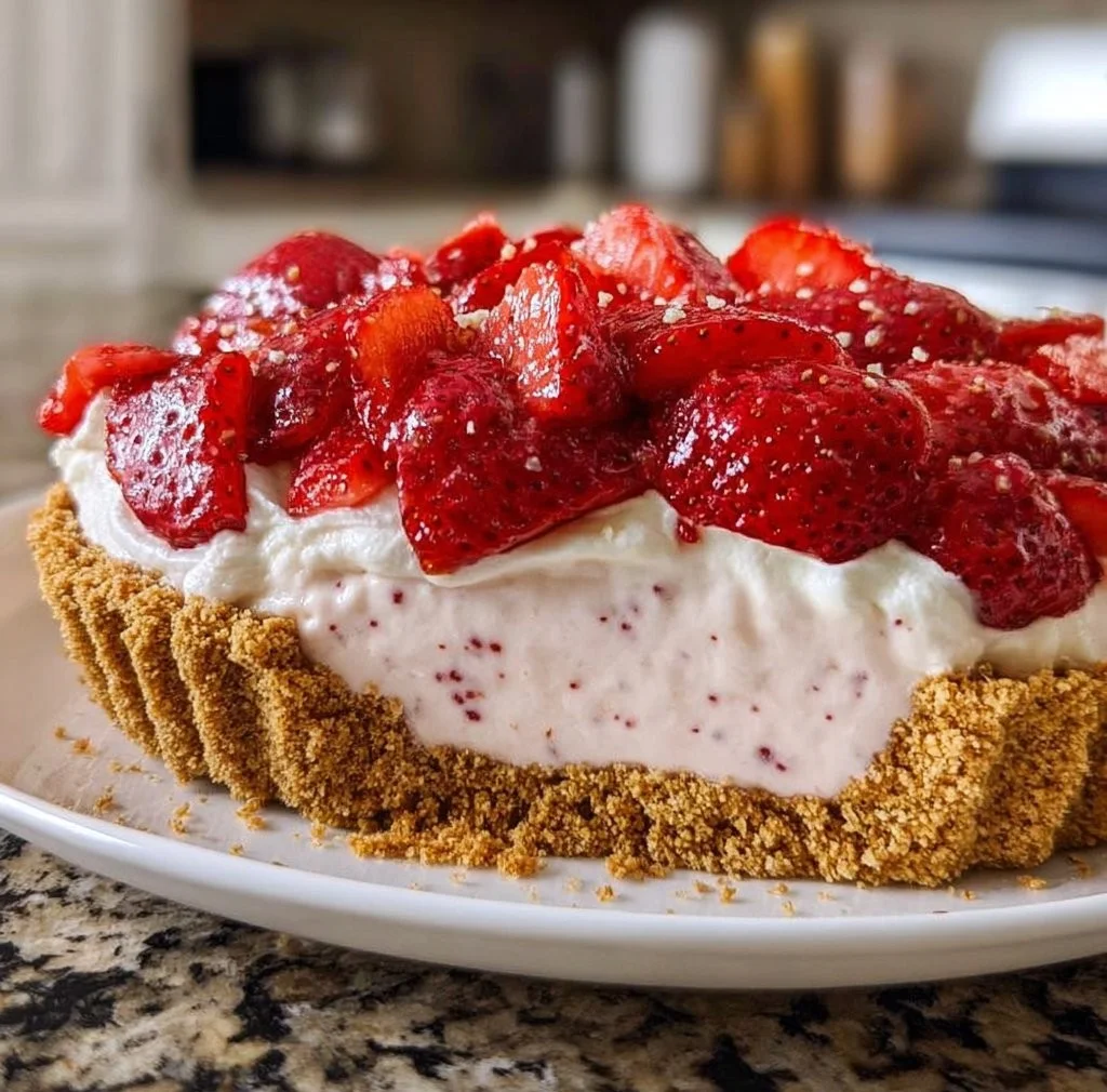 Easy Freezer Strawberry Pie