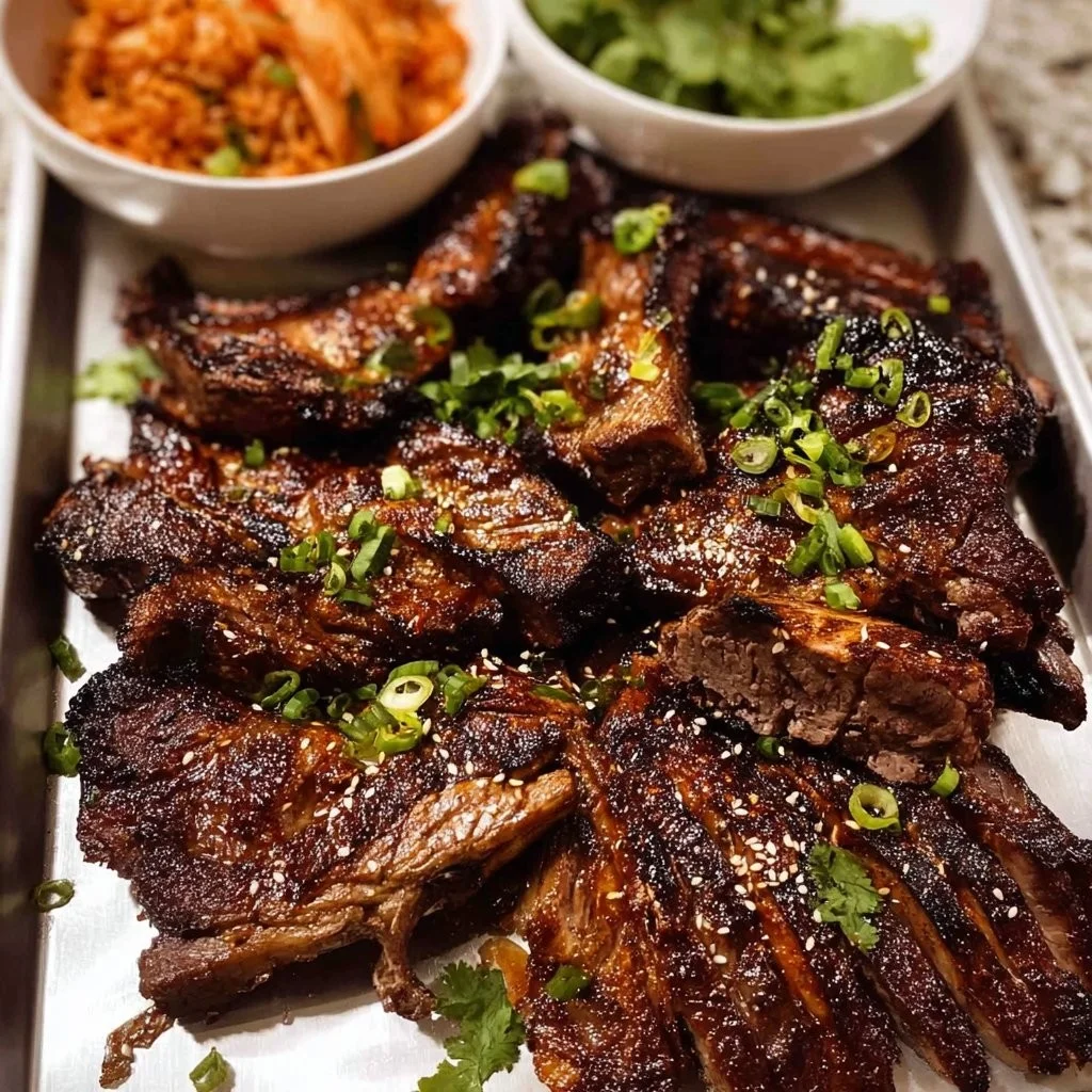 Galbi – Korean BBQ Marinated Beef Short Ribs