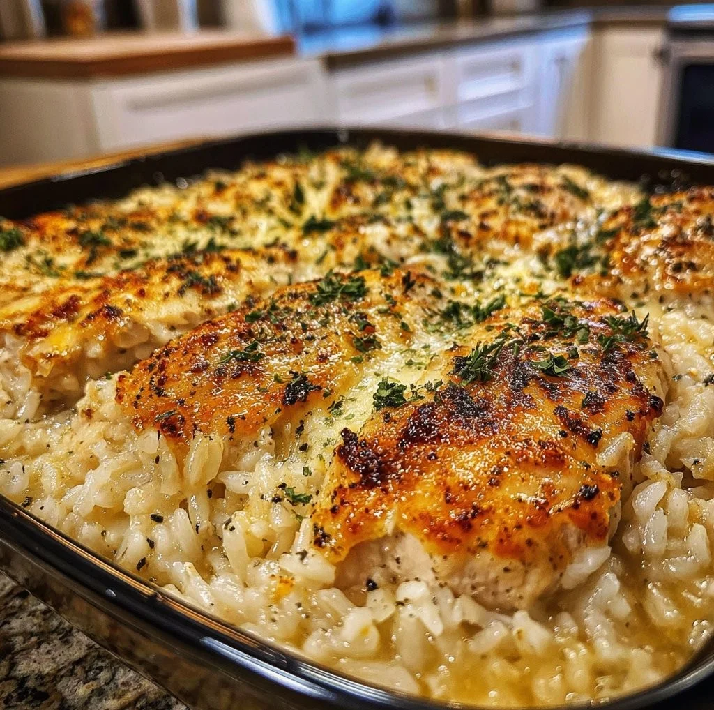 Garlic Butter Chicken Casserole