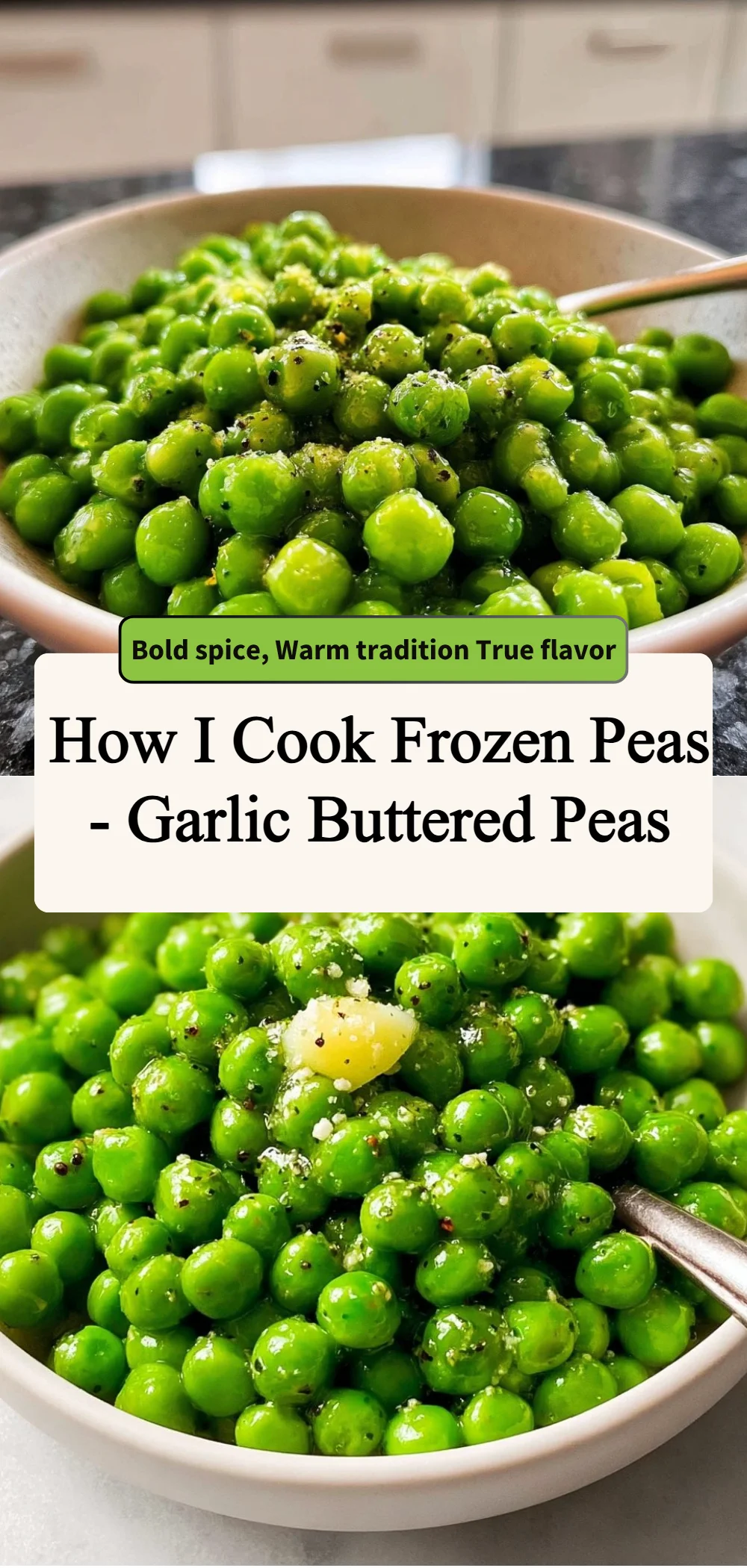 How I Cook Frozen Peas - Garlic Buttered Peas 4 how i cook frozen peas garlic buttered peas 2026 04 15 171504