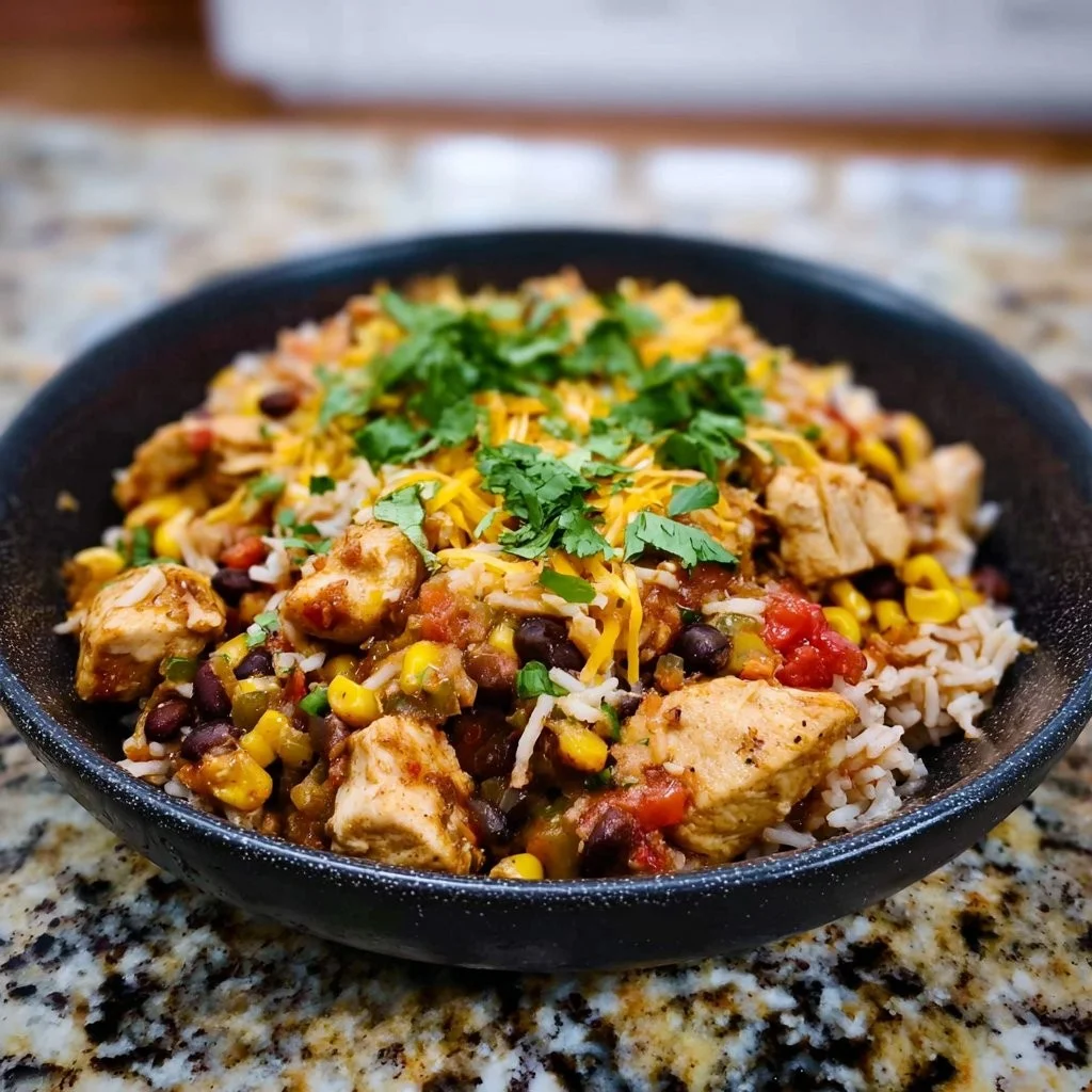 Instant Pot Mexican Chicken and Rice Bowls