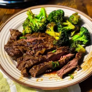 Keto Beef with Broccoli 3 Keto Beef with Broccoli dish served in a bowl, low-carb and healthy meal.