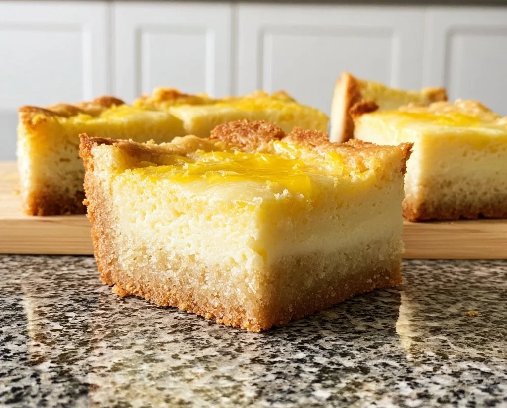 Lemon Cheesecake Blondie Bars