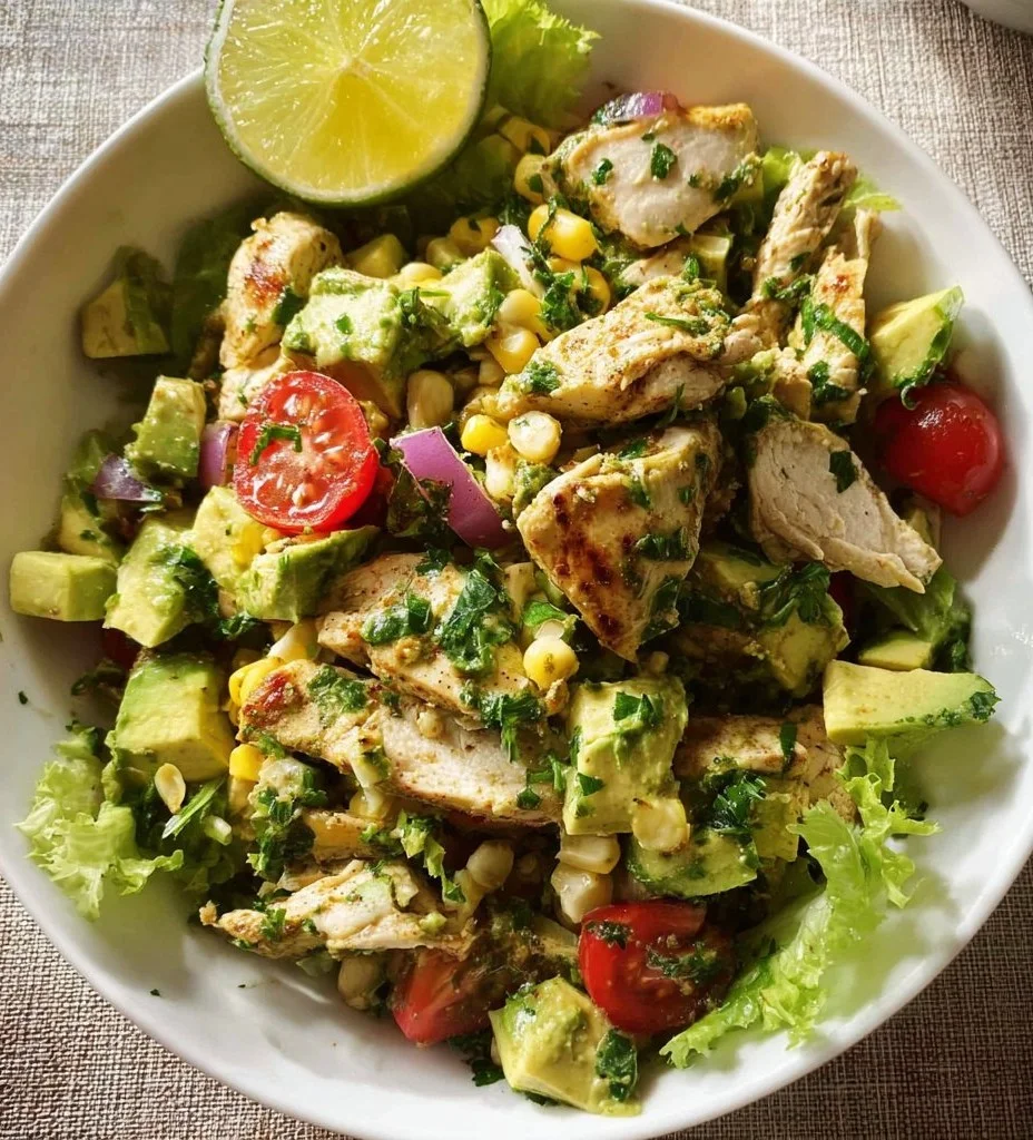 Mexican Avocado Chicken Salad
