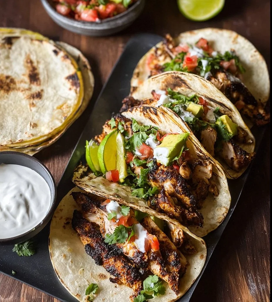 Mexican Grilled Chicken Tacos