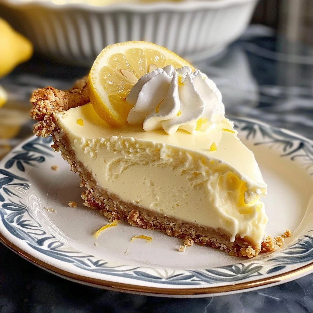 No-Bake Sugar-Free Lemon Pie