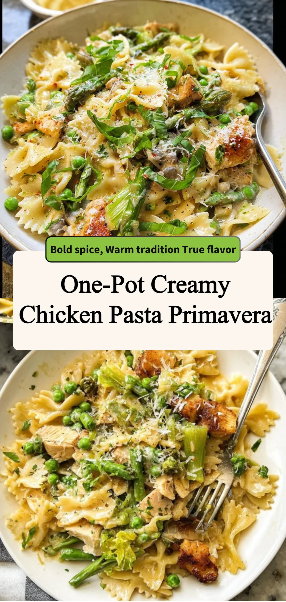 one pot creamy chicken pasta primavera 2026 04 15 170250