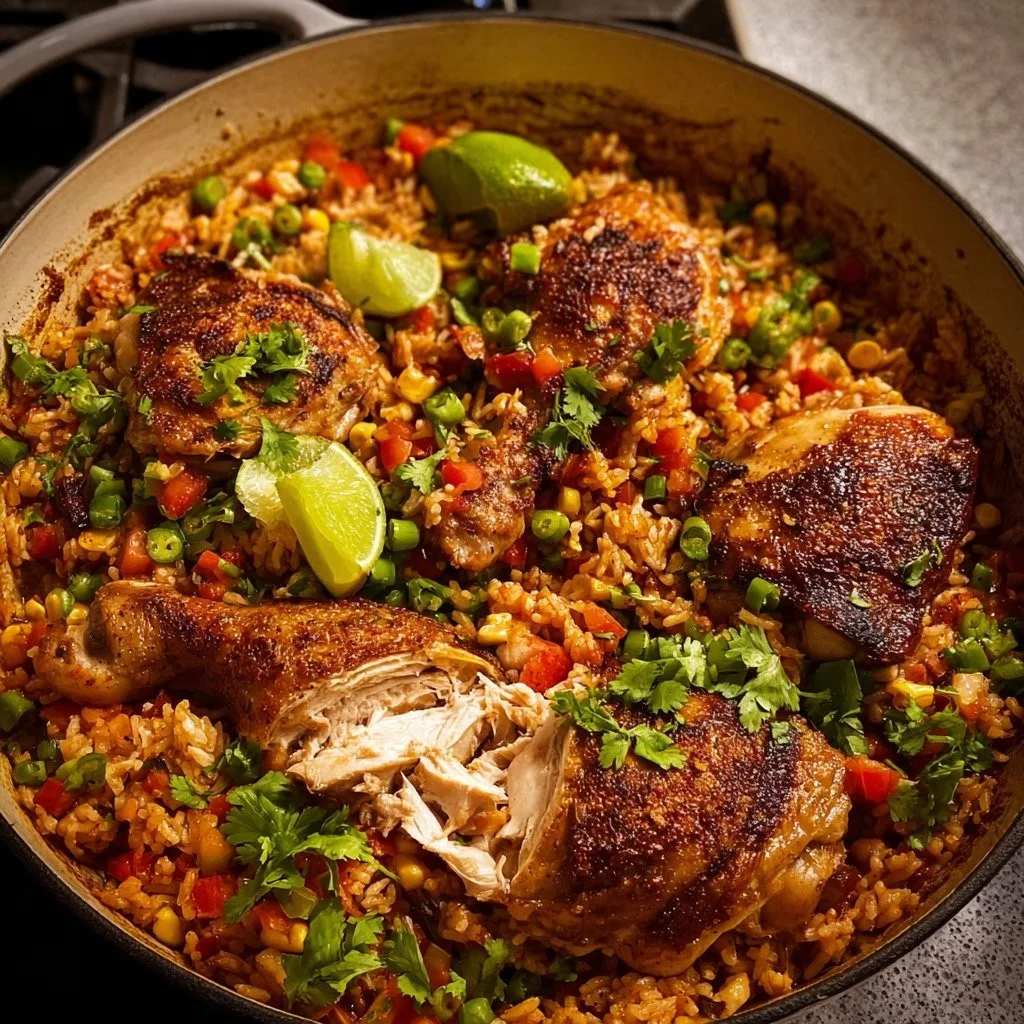 One Pot Mexican Chicken and Rice