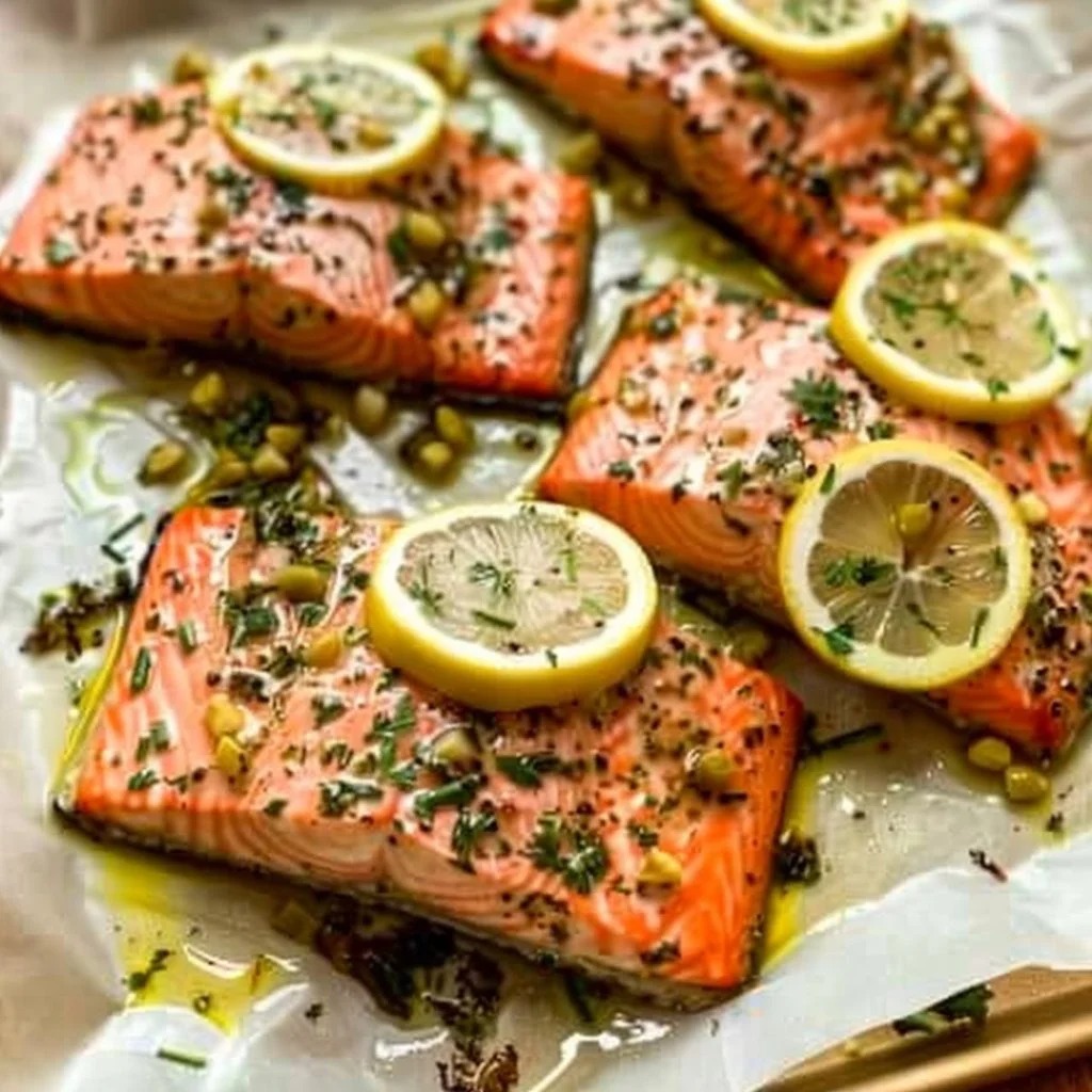 Quick & Easy Baked Lemon Garlic Salmon