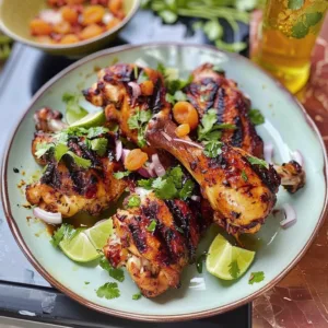 Delicious Sunshine Barbecue Chicken served with sides on a summer day.