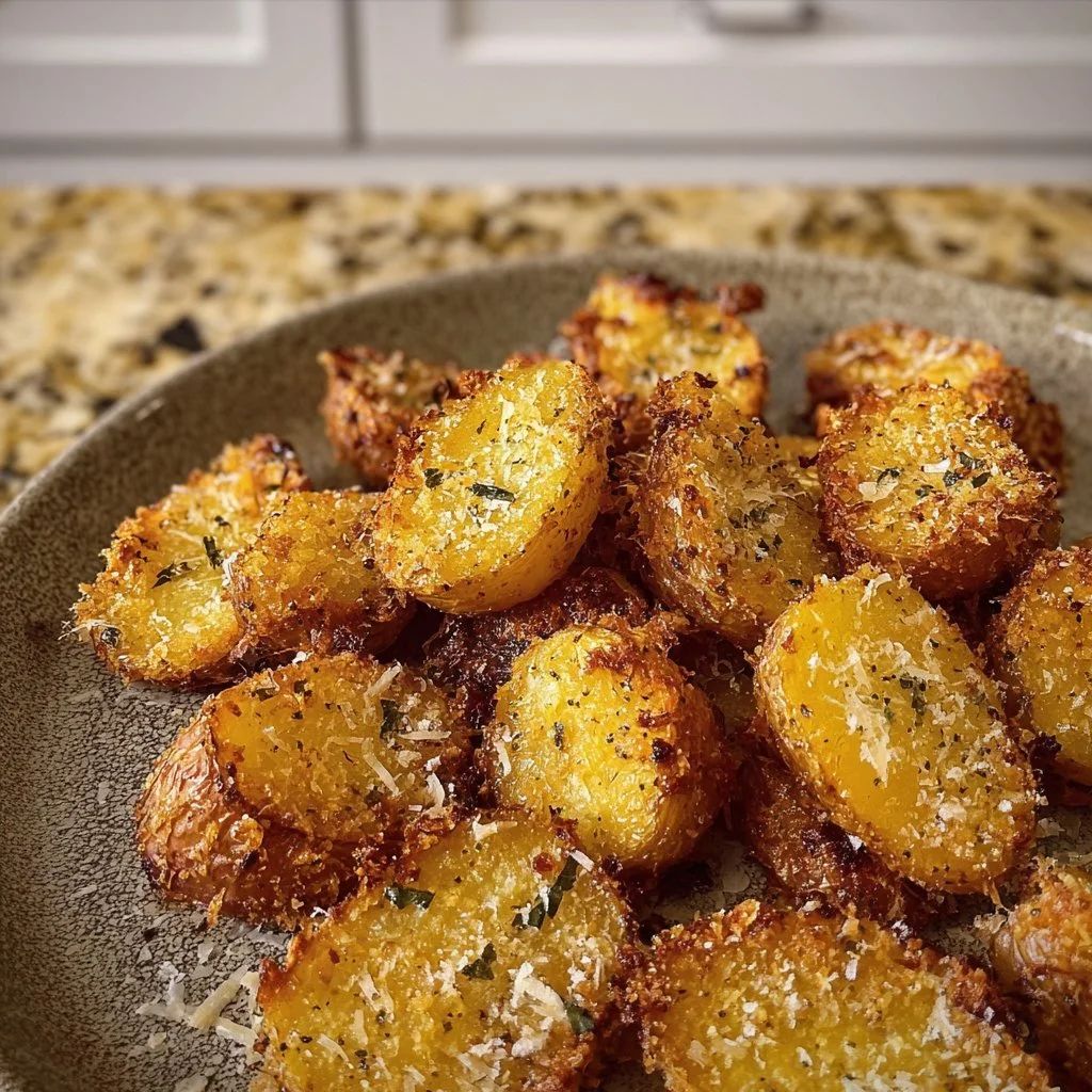TikTok Parmesan-Crusted Roasted Potatoes