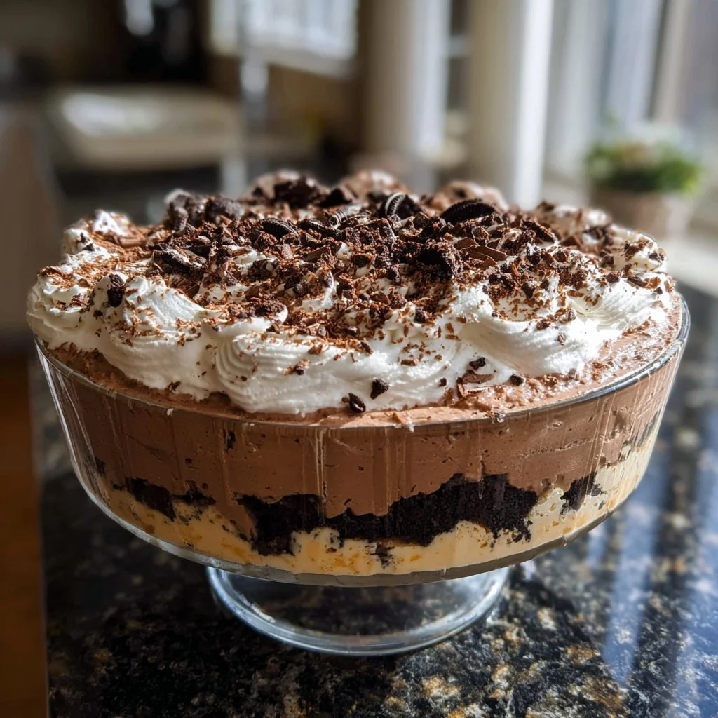 Ultimate No-Bake Creamy Chocolate Cheesecake Trifle