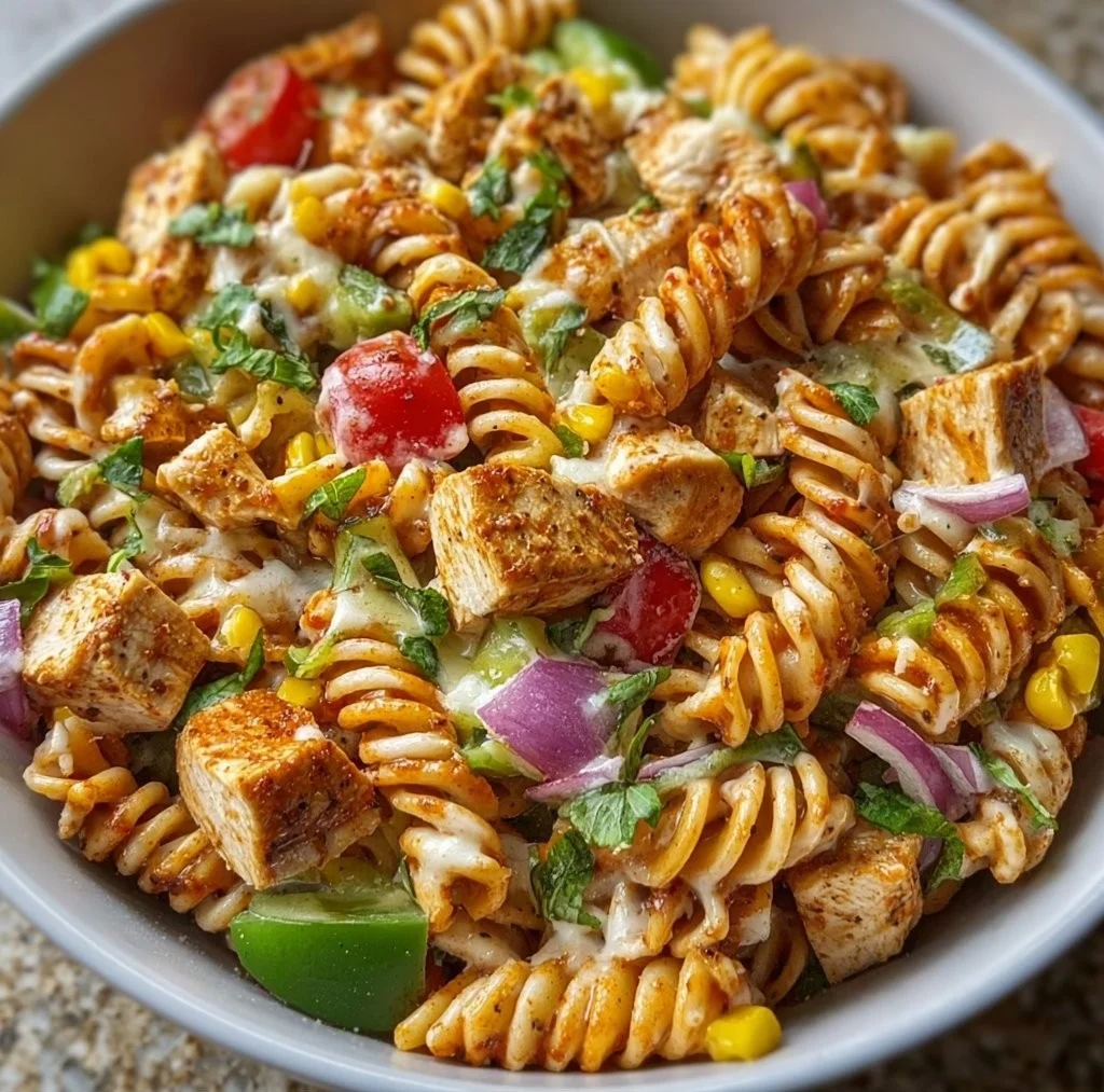 Zesty High-Protein BBQ Chicken Pasta Salad 6 Zesty High-Protein BBQ Chicken Pasta Salad