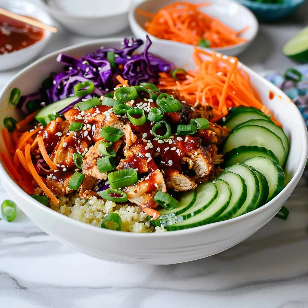 35G Protein Korean BBQ Chicken Bowl Recipe – Perfect for Meal Prep!