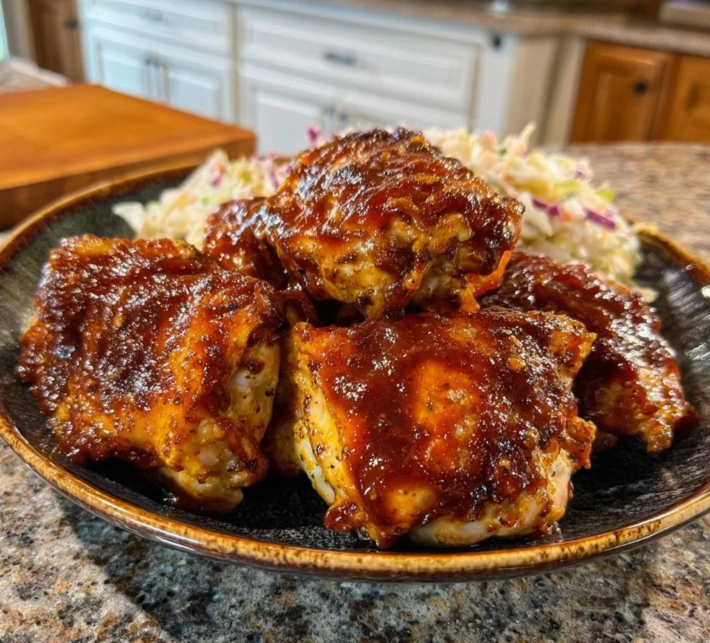 BBQ Baked Chicken Thighs