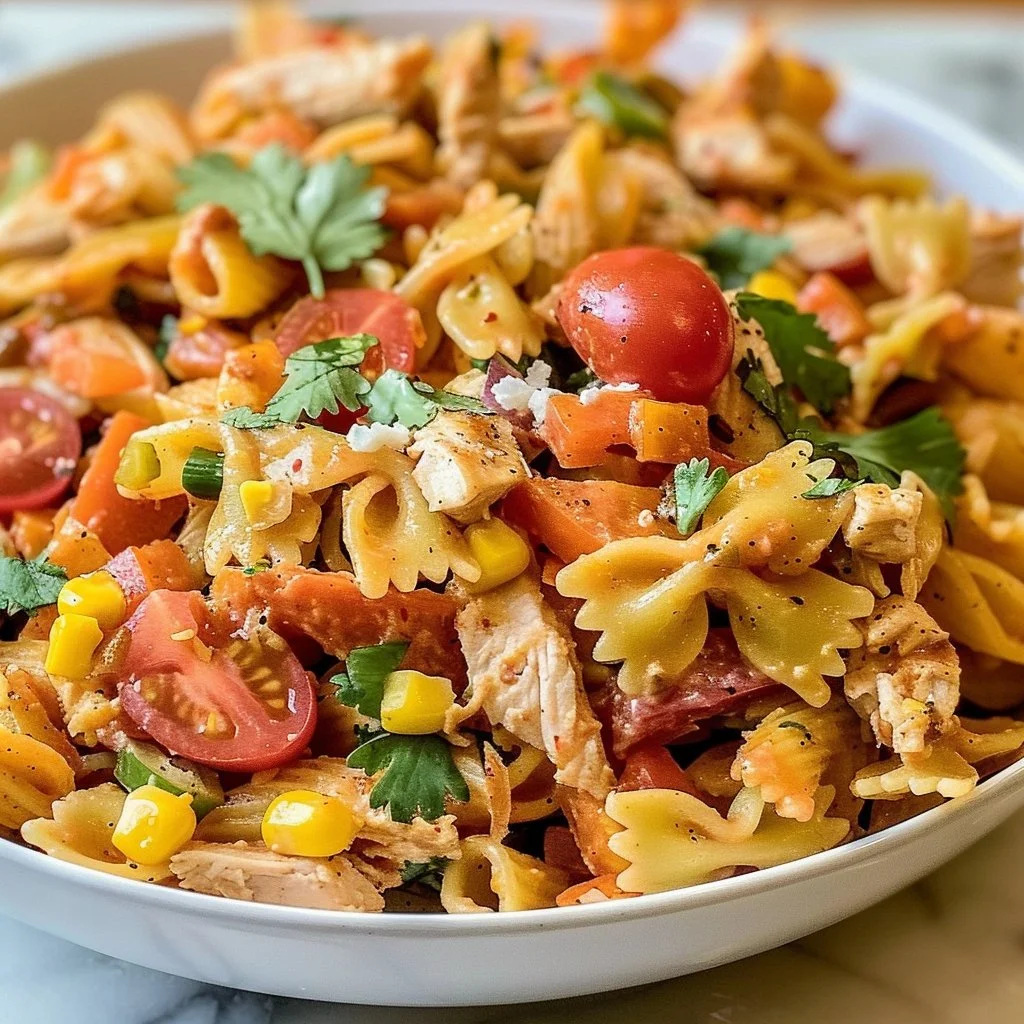 Chicken Fajita Pasta Salad