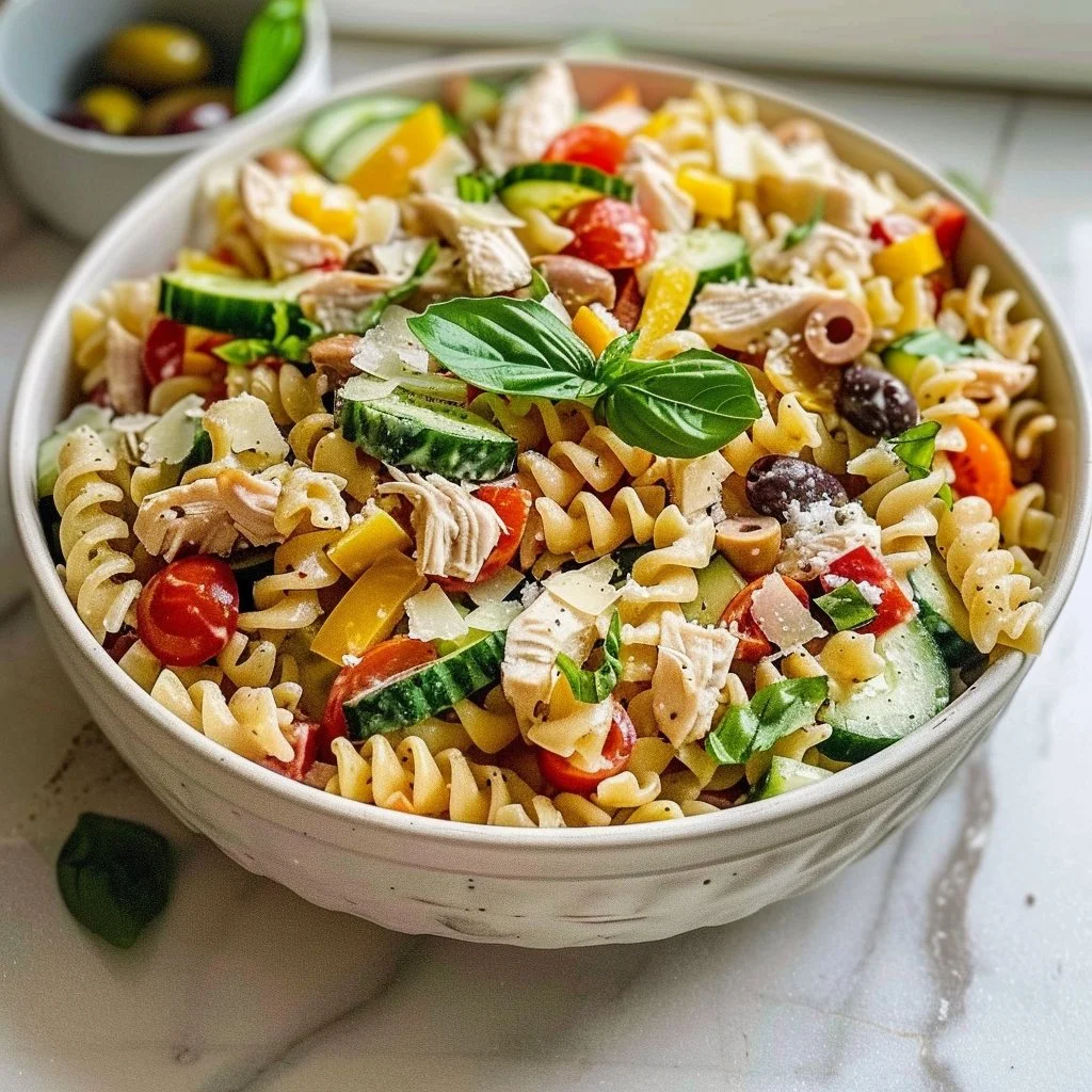 Cold Chicken Pasta Salad