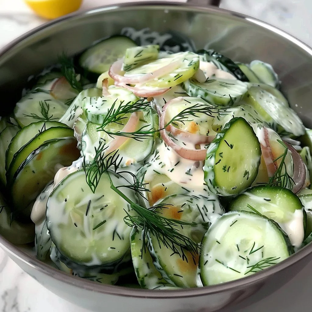 Creamy Cucumber Salad