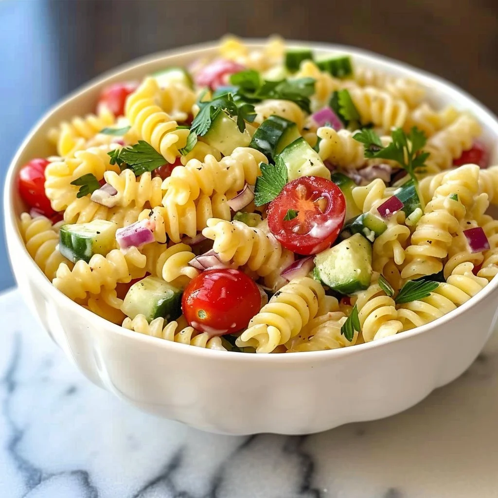 Creamy Dairy Free Ranch Pasta Salad 7 Creamy Dairy Free Ranch Pasta Salad