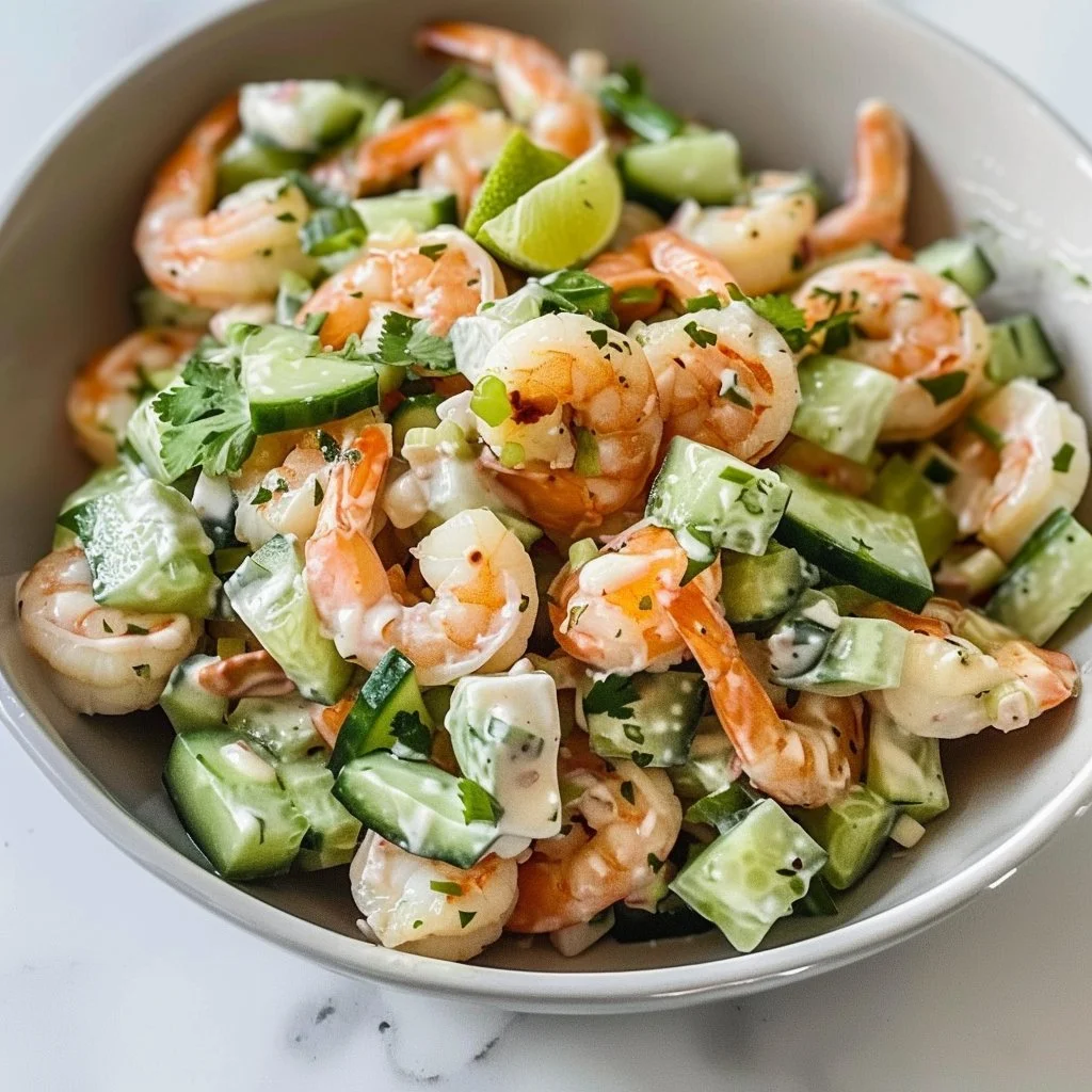 Cucumber Shrimp Salad