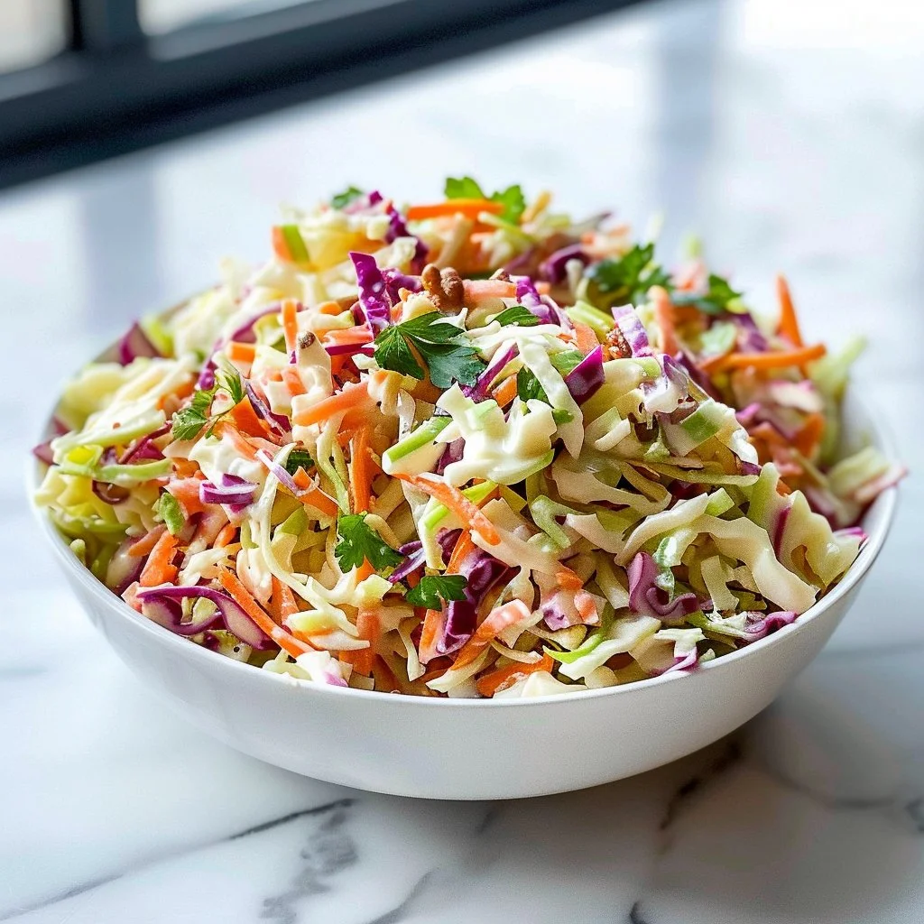 Easy Creamy Coleslaw