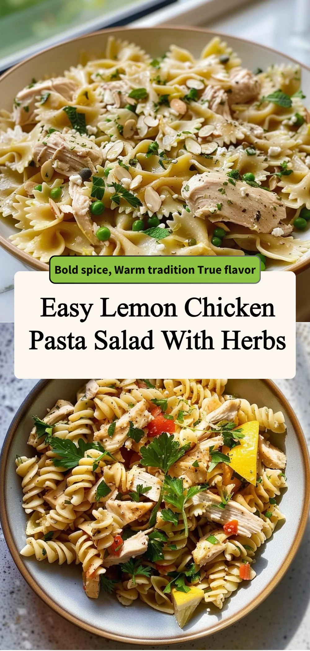 easy lemon chicken pasta salad with herbs 2026 05 05 190206
