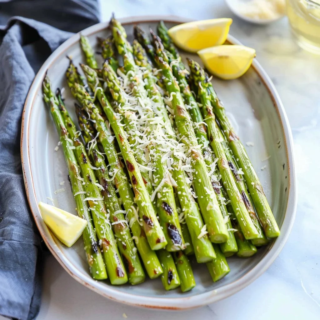 Grilled Asparagus With Parmesan