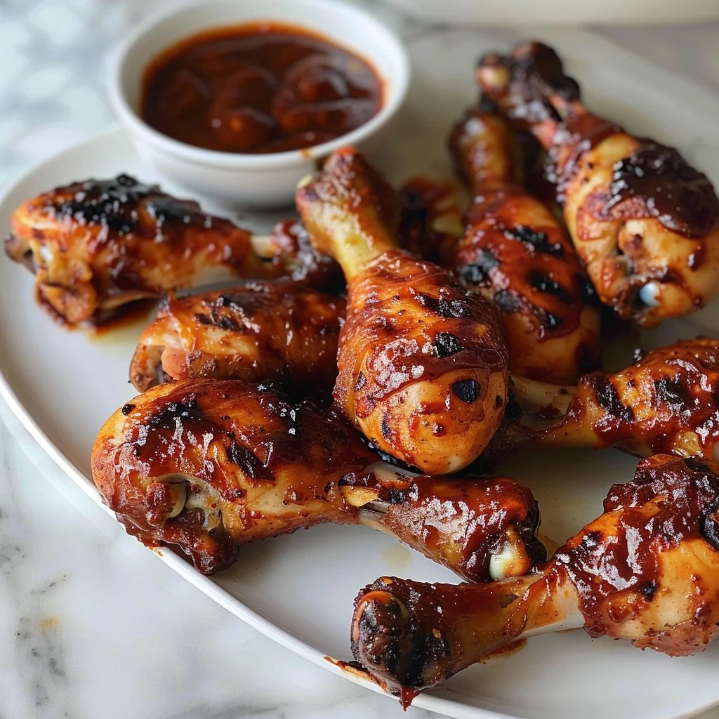 Grilled BBQ Chicken Drumsticks