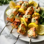 grilled salmon kebab with curry yogurt sauce 2026 05 05 185659 1