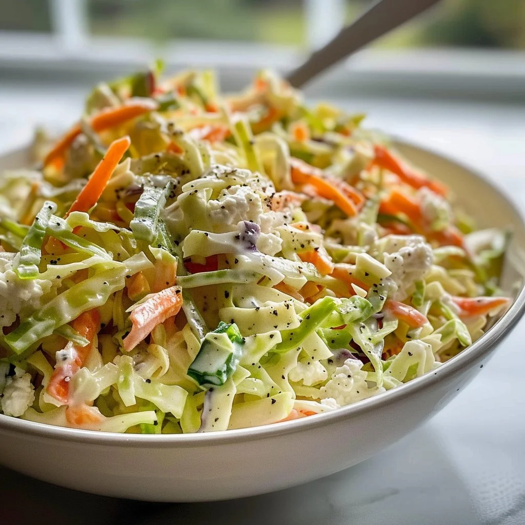 High-Protein Creamy Coleslaw: 8g Protein Per Serving Bliss