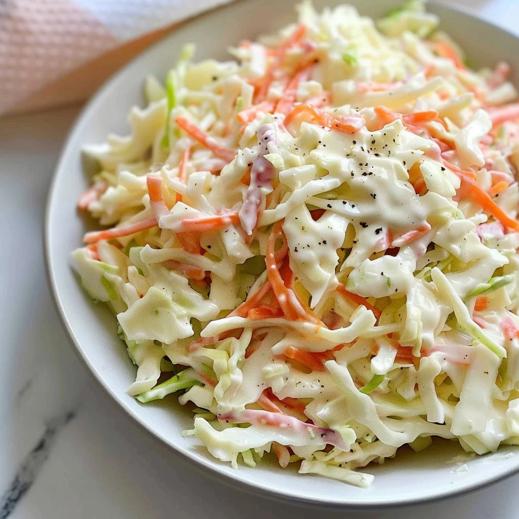 Homemade Creamy Coleslaw