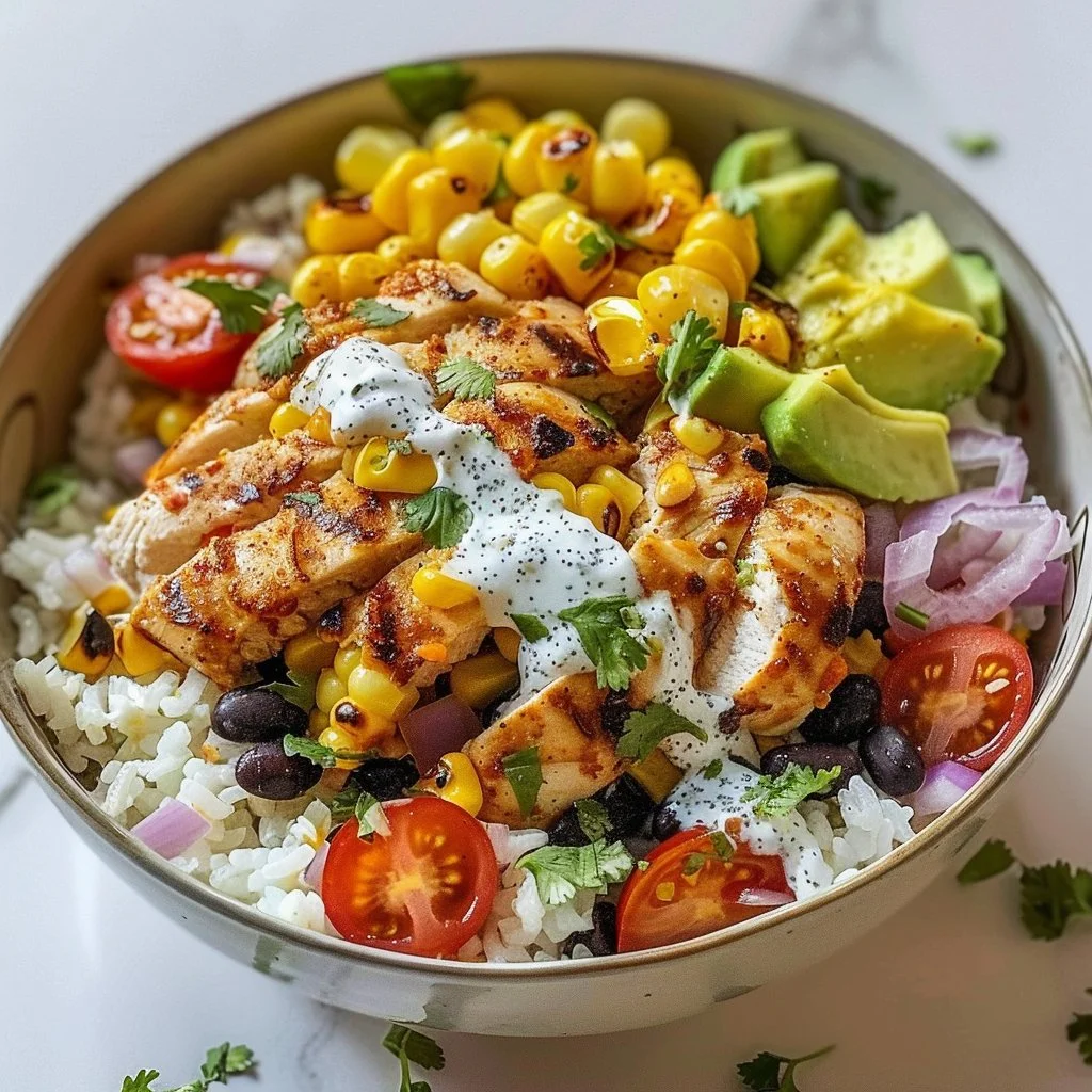 Mexican Street Corn Chicken Bowl