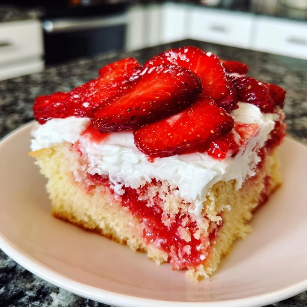 Strawberry Poke Cake