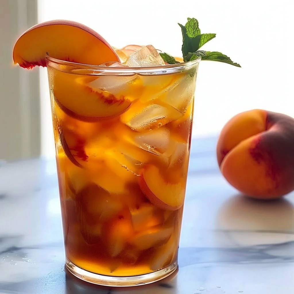Sweet Peach Iced Tea