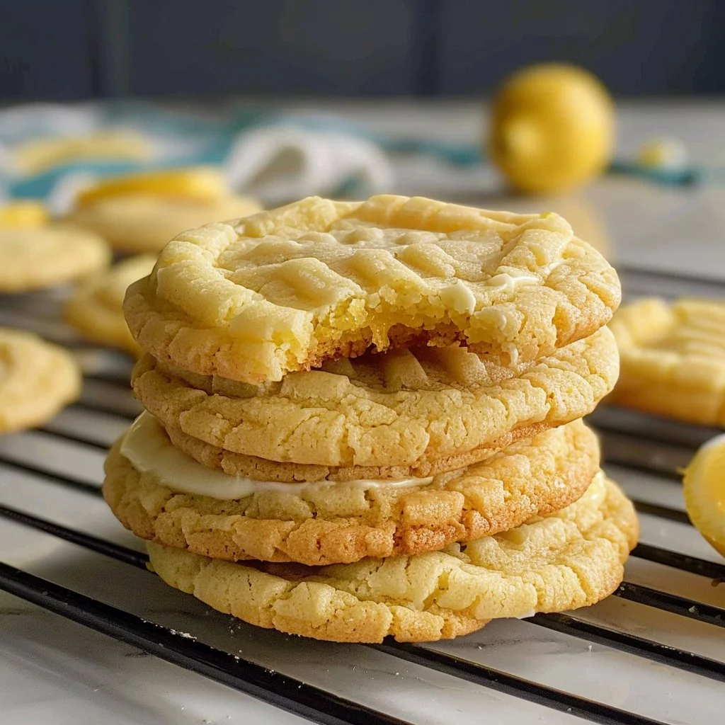 Chewy Lemon Cookies