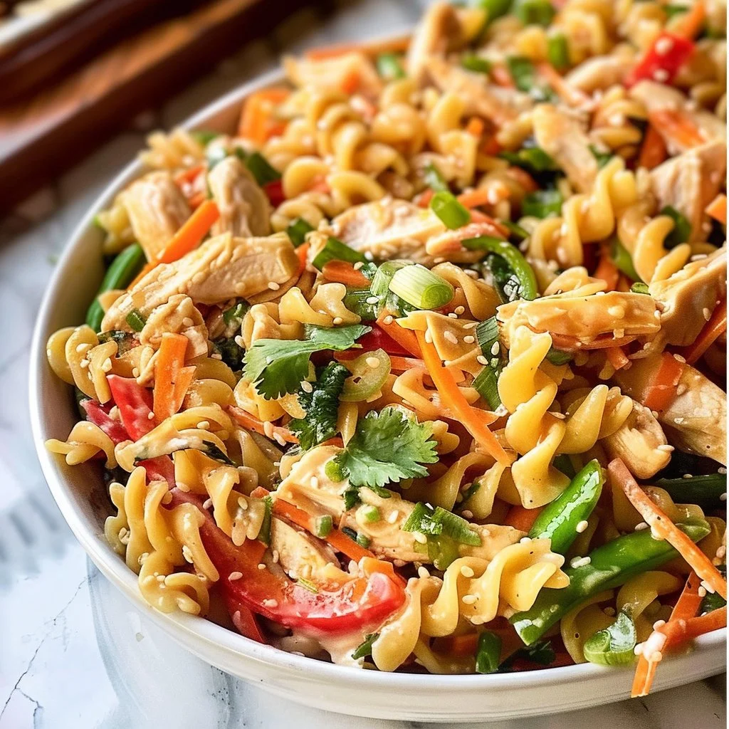 Chinese Chicken Pasta Salad