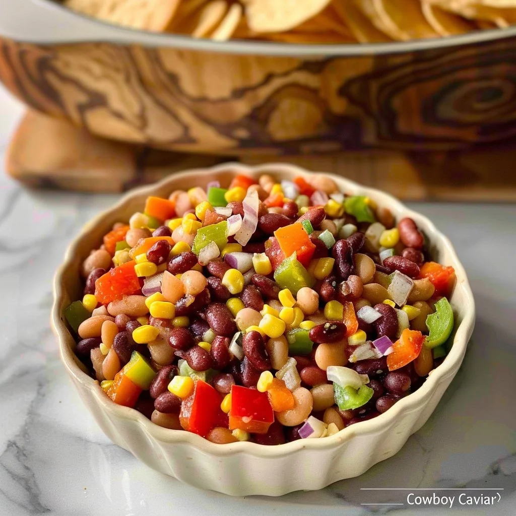 Cowboy Caviar Italian Dressing Bean Dip