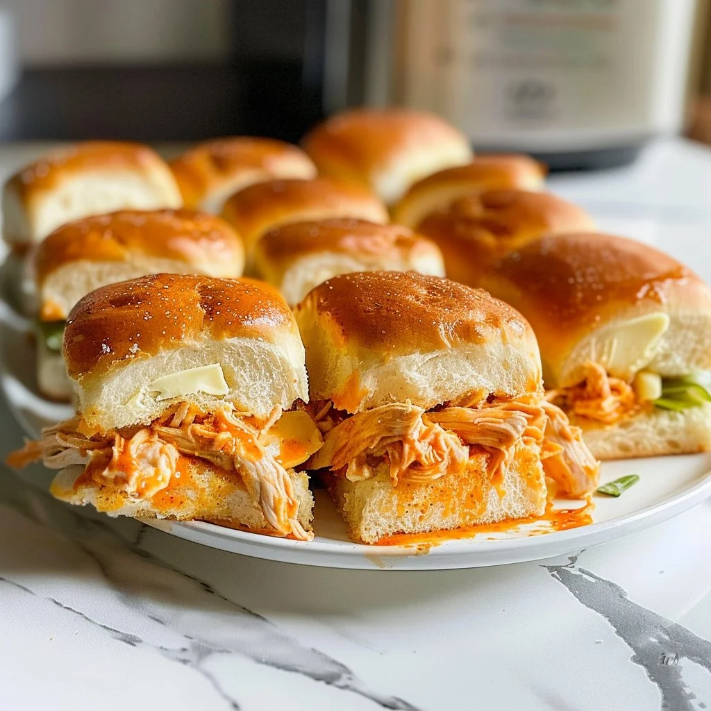 Crock Pot Buffalo Chicken Sliders Recipe
