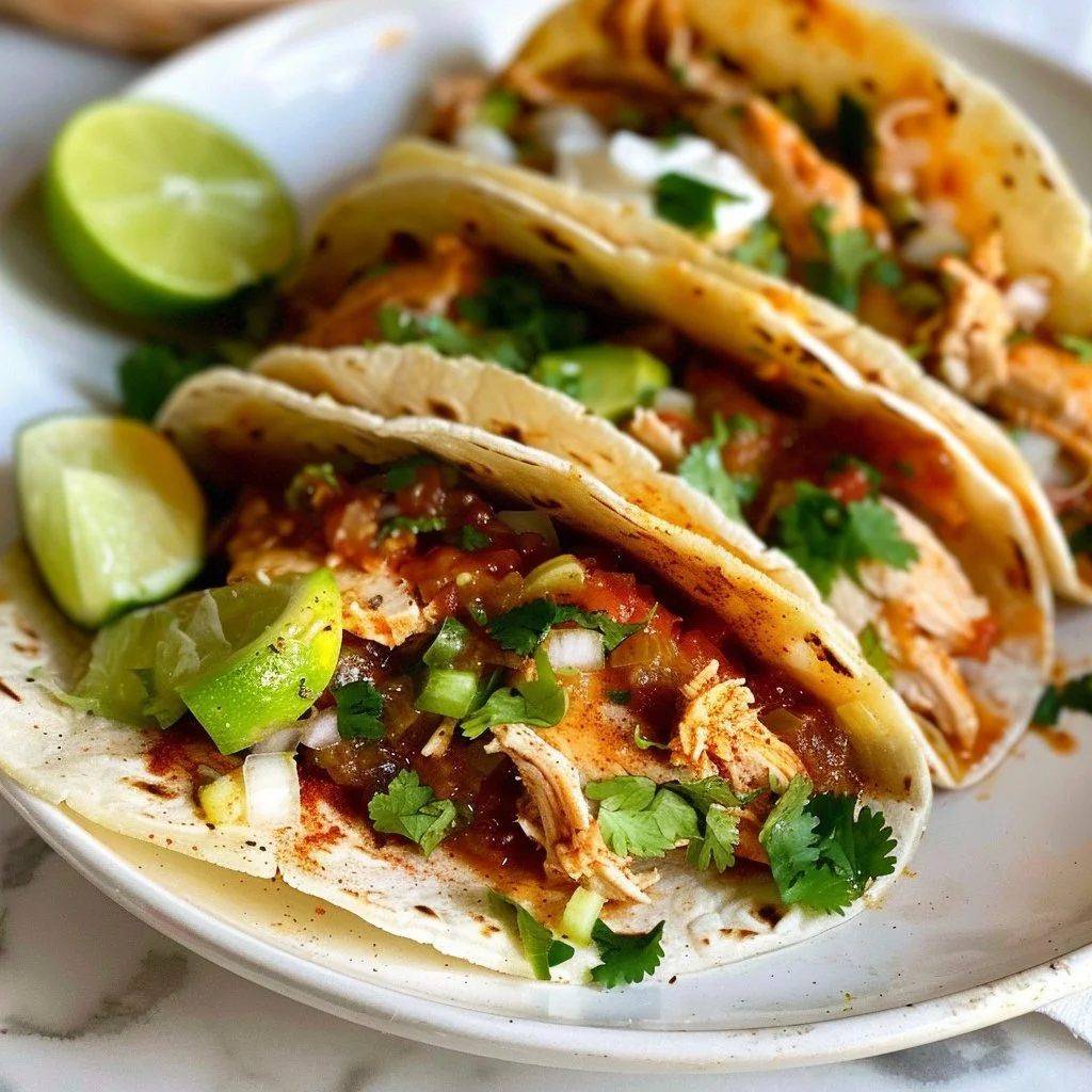 Crockpot Chicken Tacos
