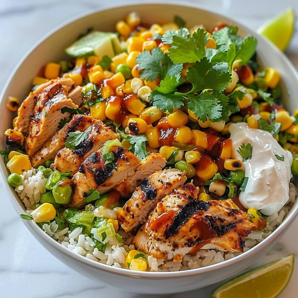 Grilled Chicken Street Corn Bowl